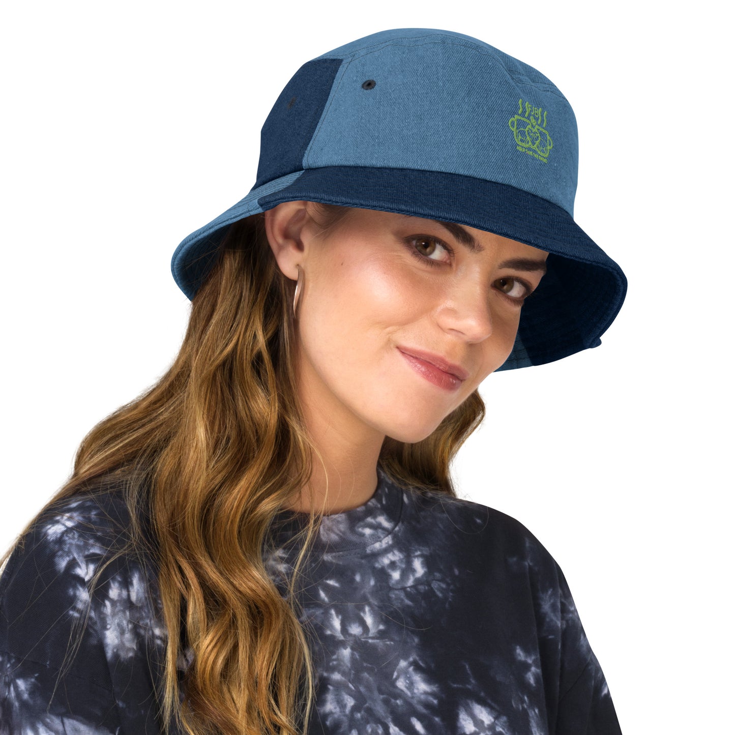 Help Save The Rhino Denim bucket hat