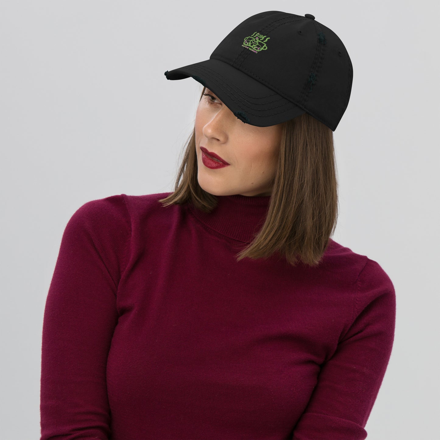 Help Save The Rhino Distressed Dad Hat