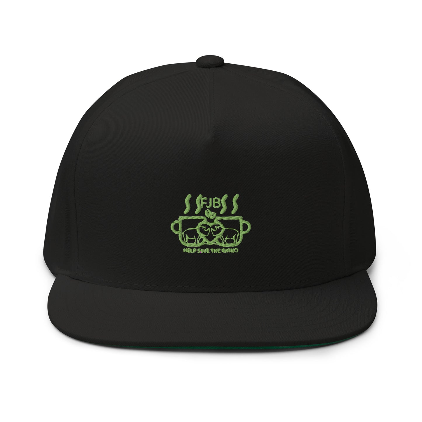 Help Save The Rhino Flat Bill Cap