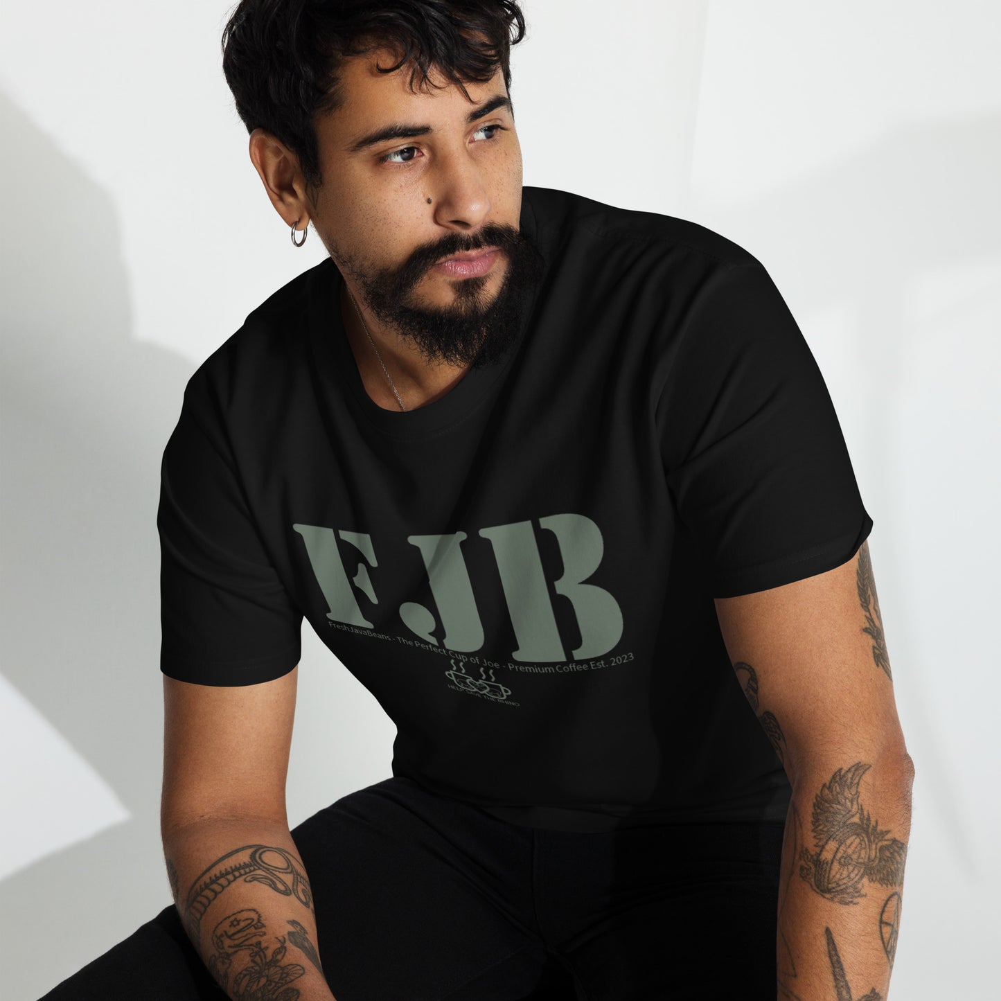 FJB & Help Save The Rhino Men’s premium heavyweight tee