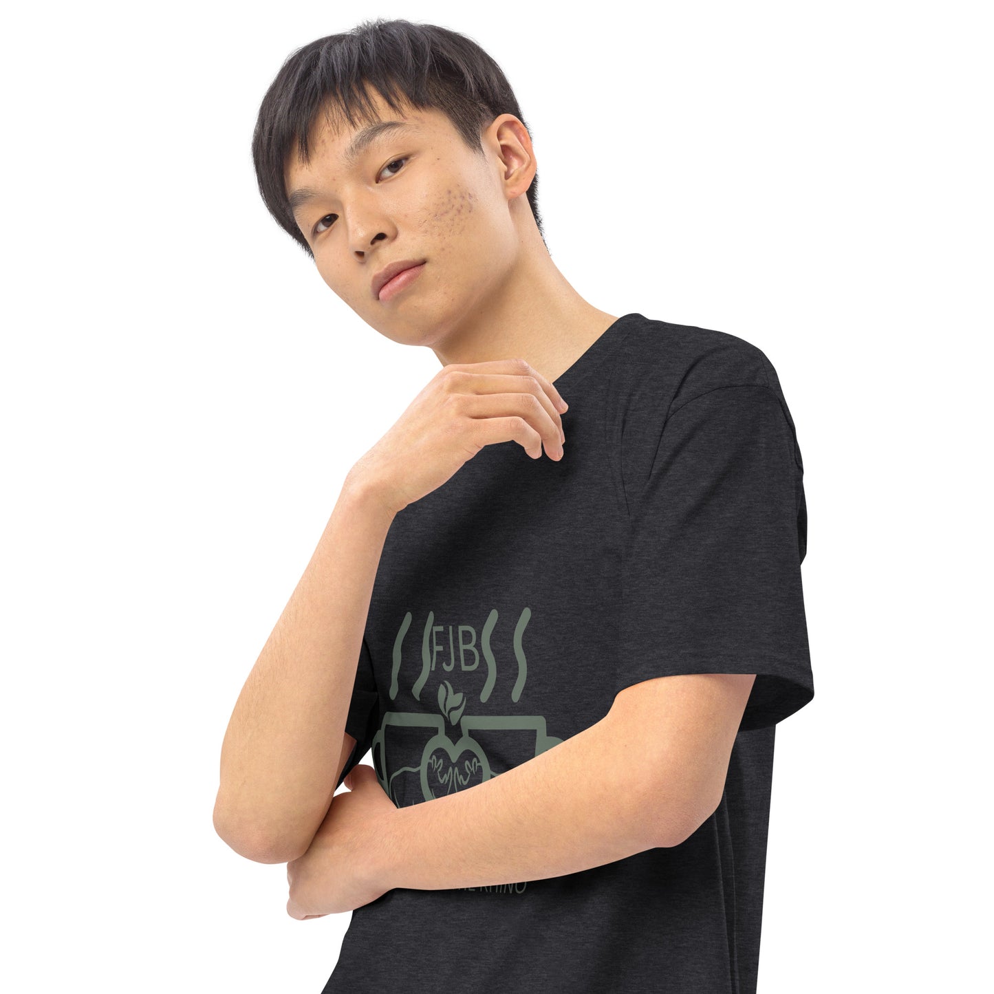 Help Save The Rhino Men’s premium heavyweight tee