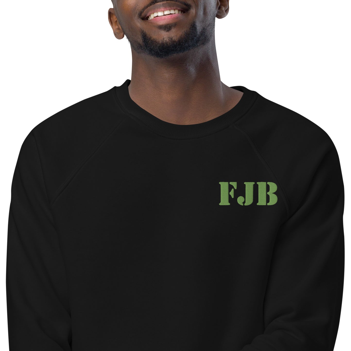 FJB Unisex Organic Raglan Sweatshirt