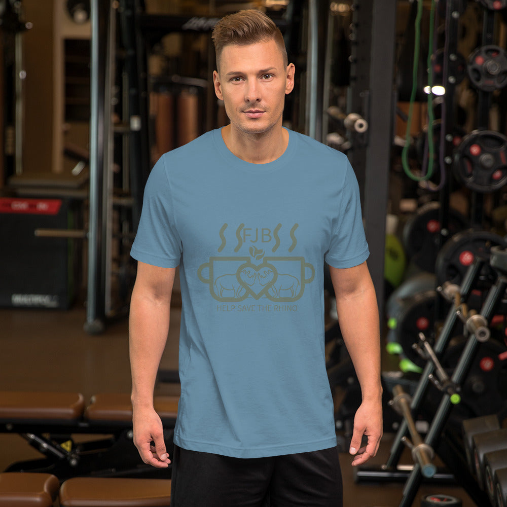 Help Save The Rhino Unisex short sleeve t-shirt