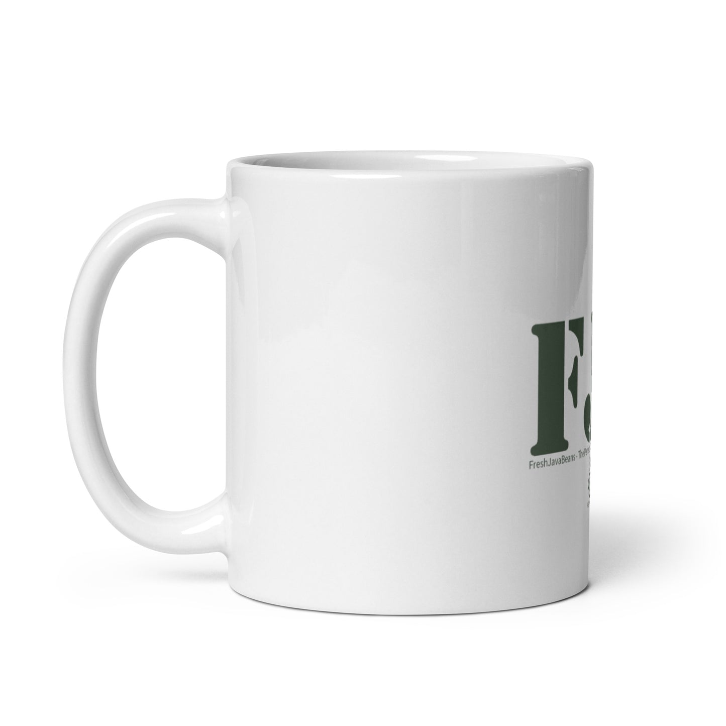 FJB White Glossy Mug