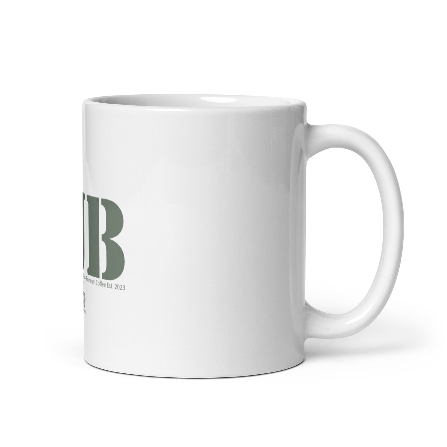 FJB White Glossy Mug