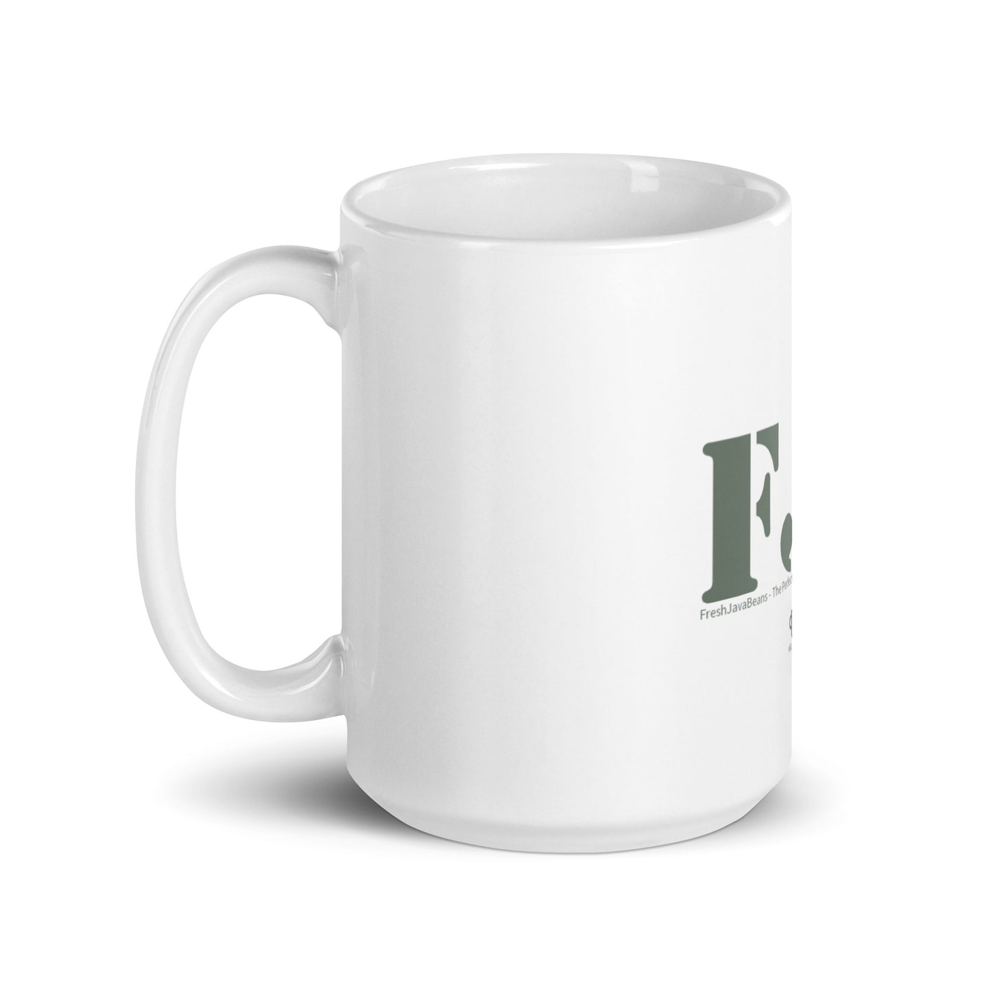 FJB White Glossy Mug