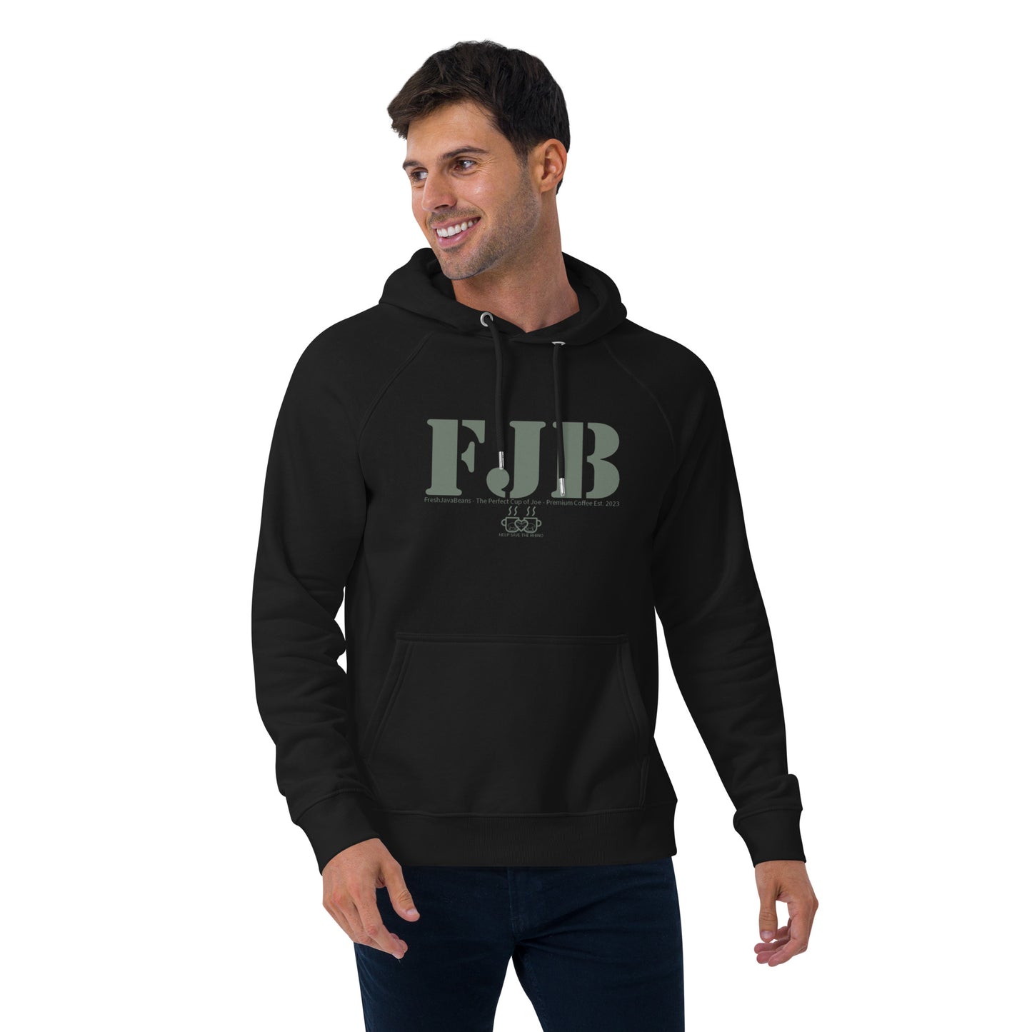 FJB Unisex Eco Raglan Hoodie