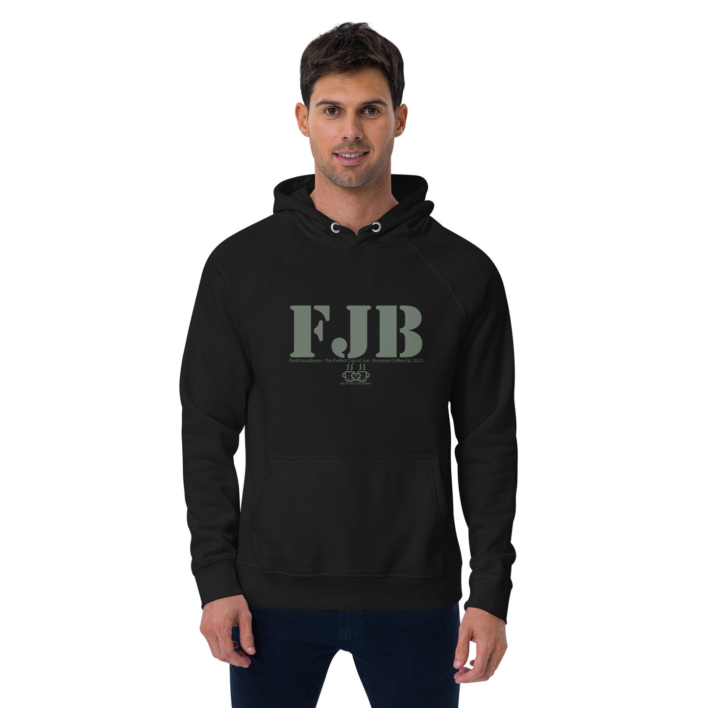 FJB Unisex Eco Raglan Hoodie