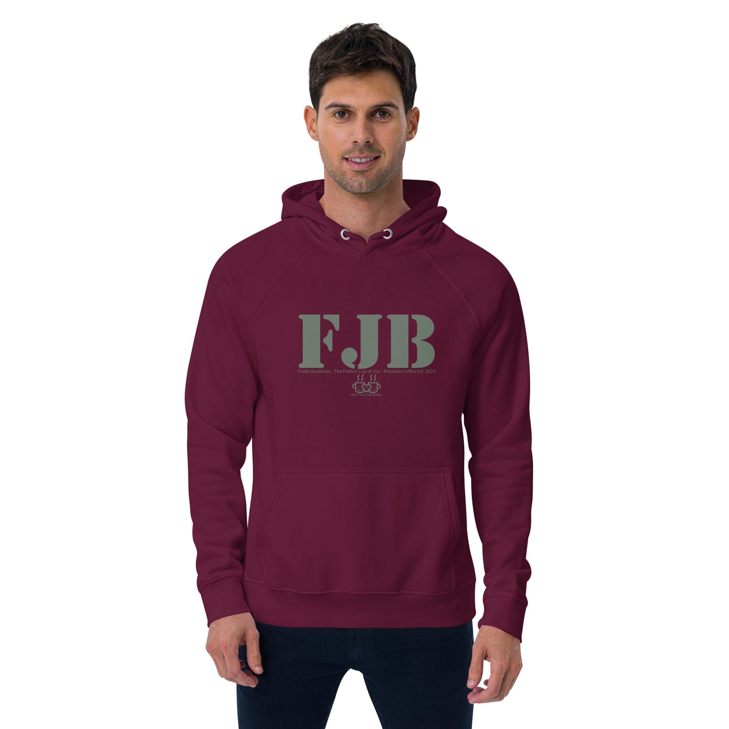 FJB Unisex Eco Raglan Hoodie