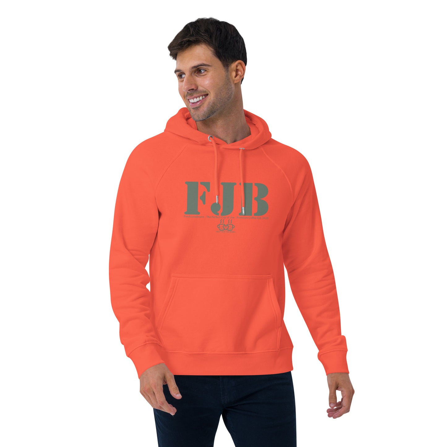 FJB Unisex Eco Raglan Hoodie