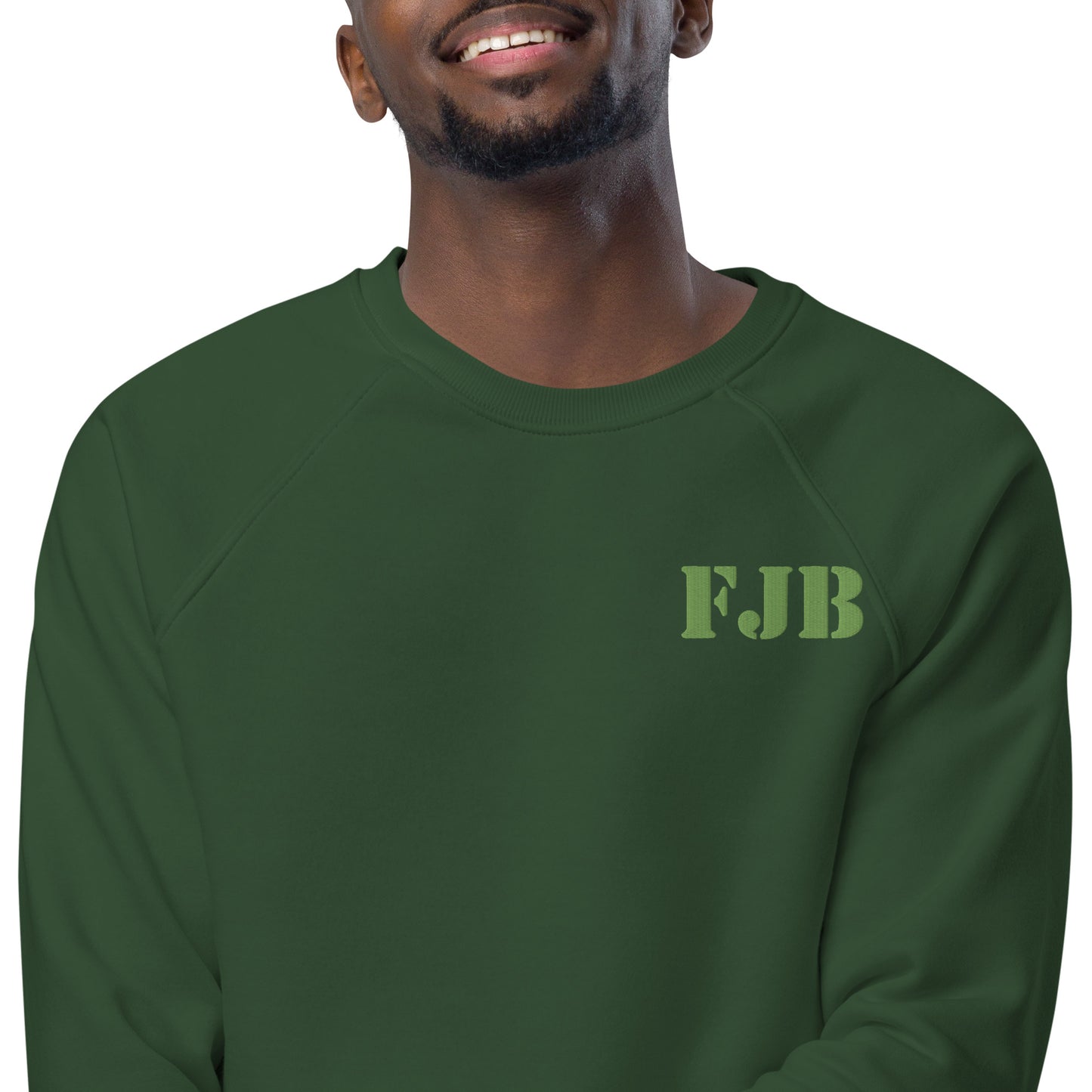 FJB Unisex Organic Raglan Sweatshirt