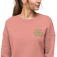 Help Save The Rhino Crop Sweatshirt