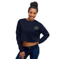 Help Save The Rhino Crop Sweatshirt